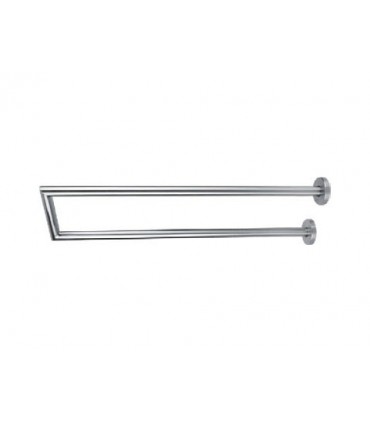 Porte serviette double vertical série Angulo