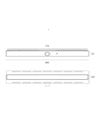 Drain linéaire Aquaflow évacuation pour douches Italiennes