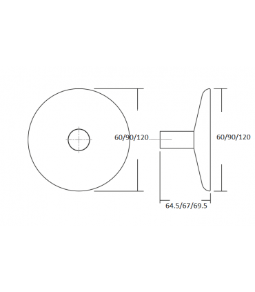 Patère ZOOT 7001 bois et aluminium par Viefe