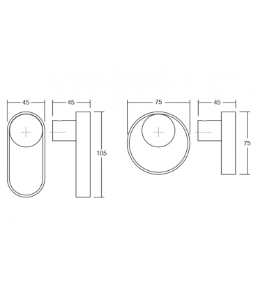 Patère ORBIT 7007 par Viefe