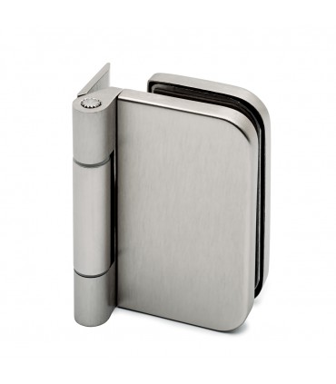 Charnière rectangulaire avec fiche pour porte en verre