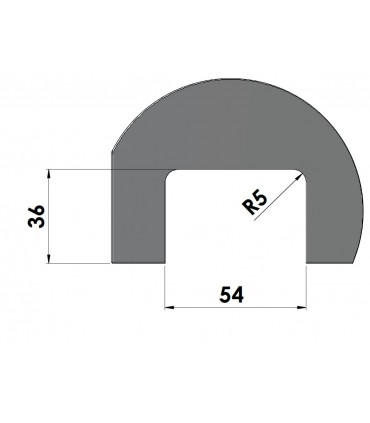 Charnière pivotante Lodz II pour porte de douche en verre