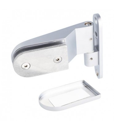 Paumelle avec fiche série Bonn pour porte clarit en verre