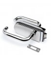 Serrure bec de cane inox poli brillant