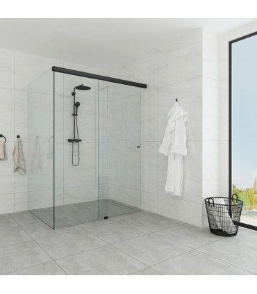 Kit 4015 pour cabine de douche en verre avec porte coulissante