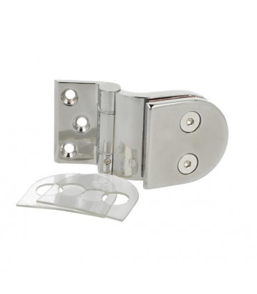 Charnière pour porte de sauna en verre