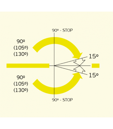 Ferme porte de sol avec arrêt 90° pour porte jusqu'à 50 kg