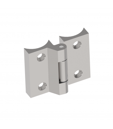 Charnière pour tube Ø42, hauteur 70mm.