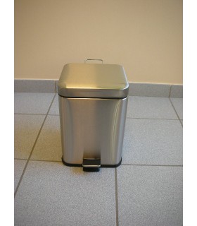 Meuble bas inox centrale avec poubelle basculante 450x600x900