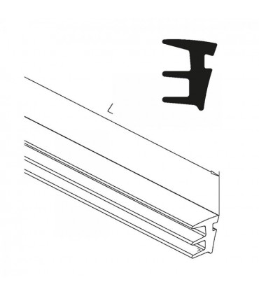 Profil U de 40/25/40 en aluminium