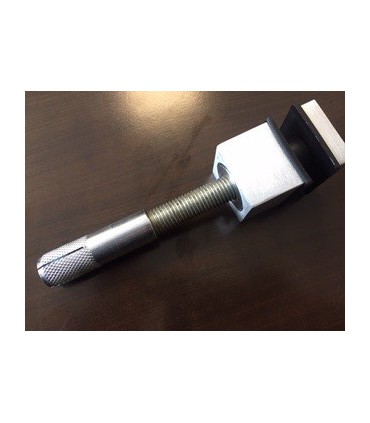 Fixation ponctuelle carrée 40mm en aluminium pour garde corps en verre