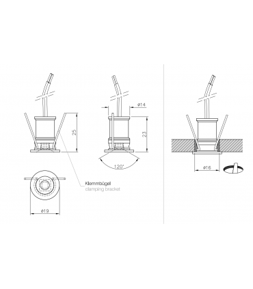 Eclairage LED pour tube