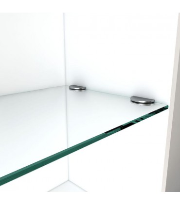 Support demi rond pour verre d'épaisseur 6 à 15 mm