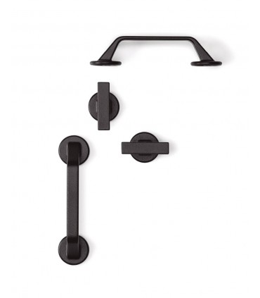 Poignée et bouton OTO 0553 finition Noir texturé