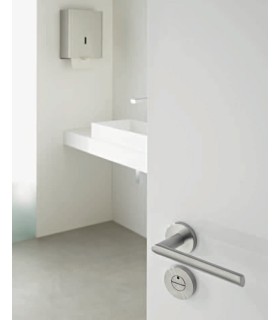 Paire de poignée béquille tubulaire ovale série J31