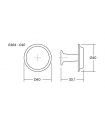 Bouton LAND 0494 dessin technique