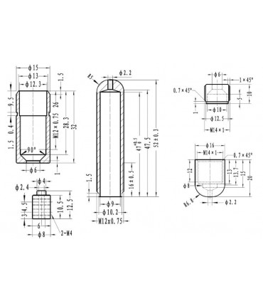 Kit câble tendu pour étagère ou panneau fixation sol / plafond