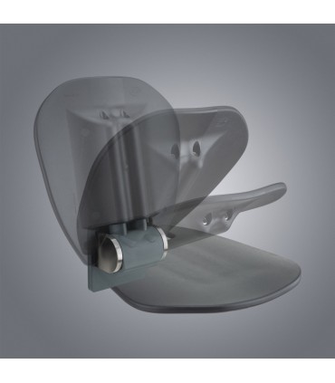 Strapontin rabattable et escamotable pour cabine de douche