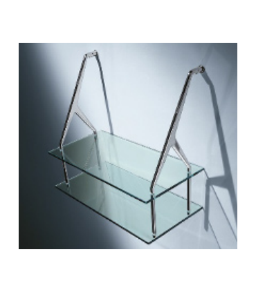 Etagère double avec supports série MS0143820 par Confalonieri