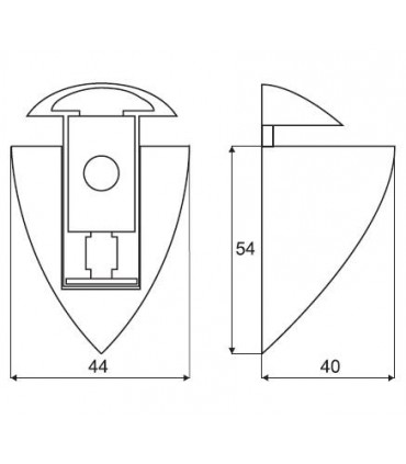 Console support d'étagère série Oxi 1