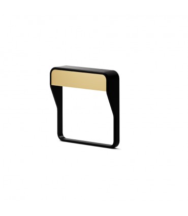 Poignée tirette série 857 sur plaque décorative