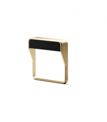 Poignée tirette série 857 sur plaque décorative