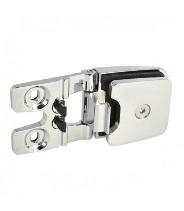 Charnière série Obsession pour porte de vitrine en verre
