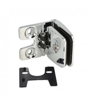 Charnière série Obsession pour porte de vitrine en verre