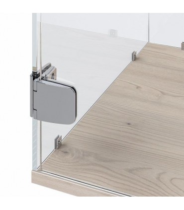 Plaque de recouvrement montage sur verre de la charnière série Obsession