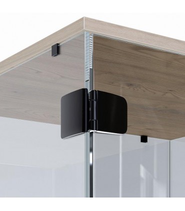 Plaque de recouvrement montage sur verre de la charnière série Obsession