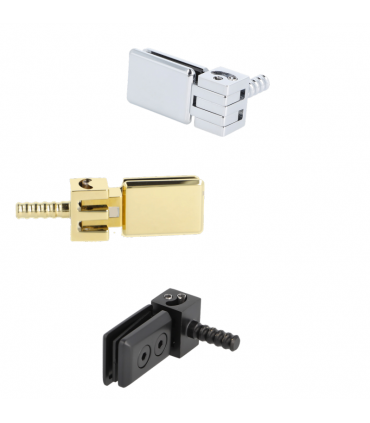 Charnière porte verre série Bonsai pour panneau de 12 mm