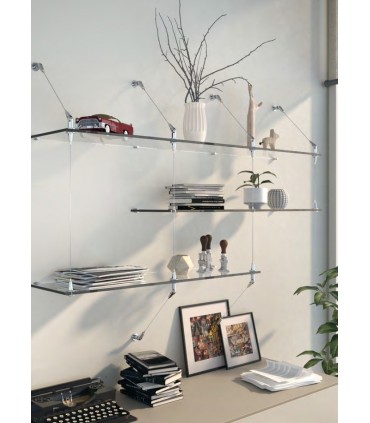 Fixation conique dynamique fixe sur verre