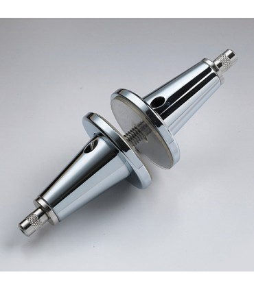 Fixation conique dynamique fixe sur verre