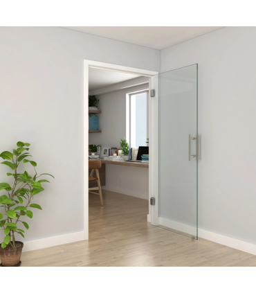 Butée magnétique au sol pour porte verre