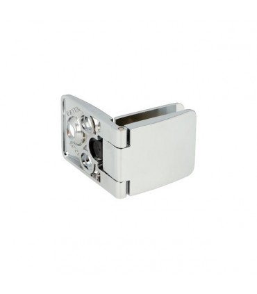 Charnière intermédiaire concept Square 2 pour porte vitrée