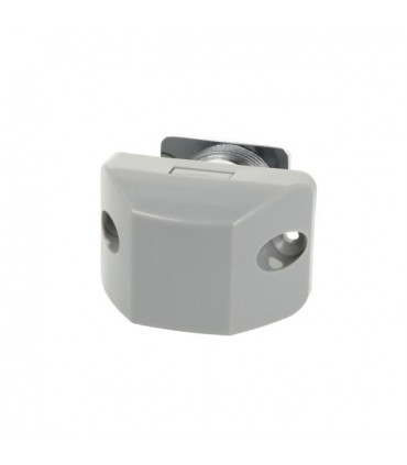 Serrure à bouton poussoir pour panneau d'épaisseur 12 à 16mm