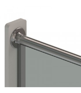 Embase Ø 90 mm à visser pour tube fond de gorge