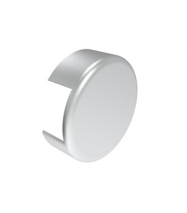 Embout plat pour tube à fond de gorge en aluminium