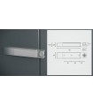 Loquet inox satiné