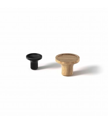 Bouton bois naturel série Forest