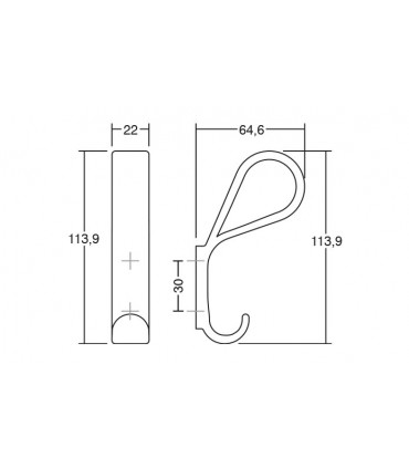 Patère Belt 7039 par Viefe