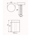 Ø25x30mm