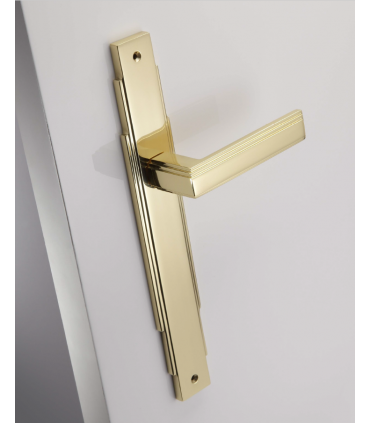 Poignée béquille sur plaque série NEW YORK de Groël