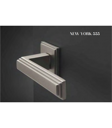 Poignée béquille sur rosace série NEW YORK de Groël