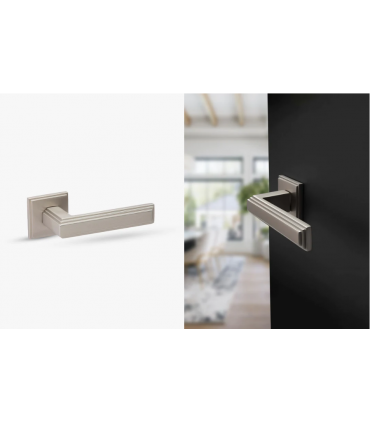 Poignée béquille sur rosace série NEW YORK de Groël