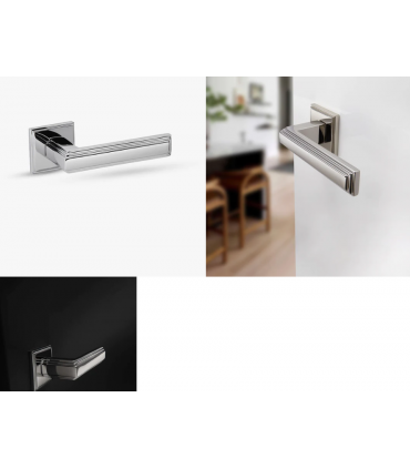 Poignée béquille sur rosace série NEW YORK de Groël