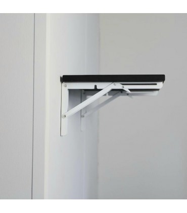 Paire de support autobloquant pour tablette rabattable en bois