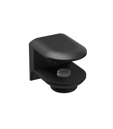 Support tablette avec embase pour verre d'épaisseur 6 à 11 mm