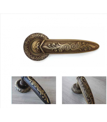 Poignée série CAPRI sur rosace ou plaque