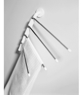 Porte serviette série Troll blanc 4 branches Porte serviette série Troll blanc 4 branches